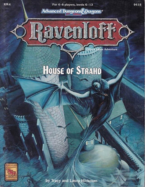 AD&D 2nd Edition - Ravenloft - House of Strahd (B Grade) (Genbrug)